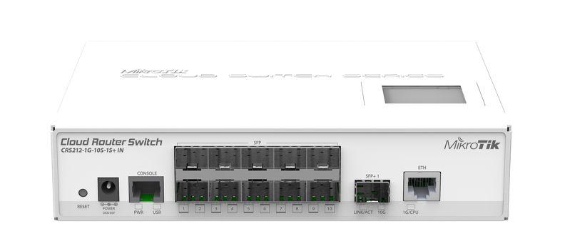 CRS212-1G-10S-1S+IN-Mikrotik CRS212-1G-10S-1S+IN desktop Firewall Router Switch