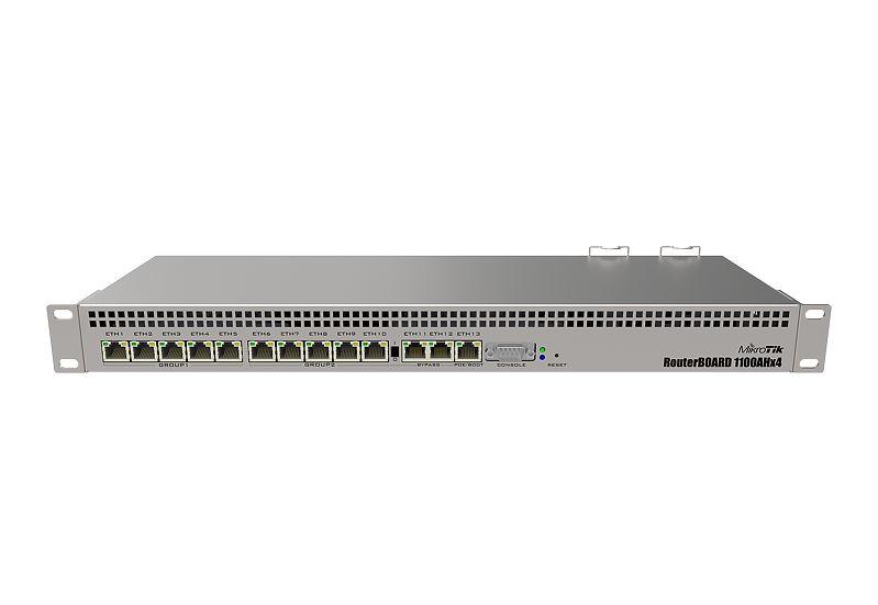 RB1100AHx4-MikroTik RB1100AHx4 Dude Edition Firewall Router (RB1100Dx4)