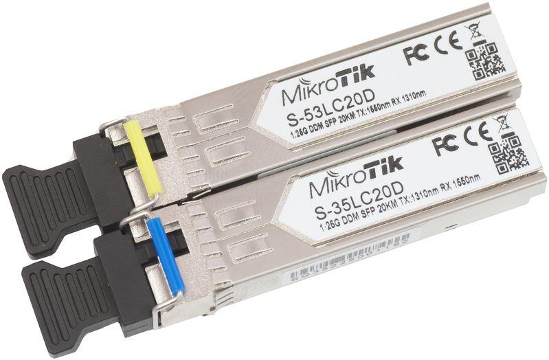 S-3553LC20D-MikroTiK S-3553LC20D SFP 1.25G SM 20km T1310nm