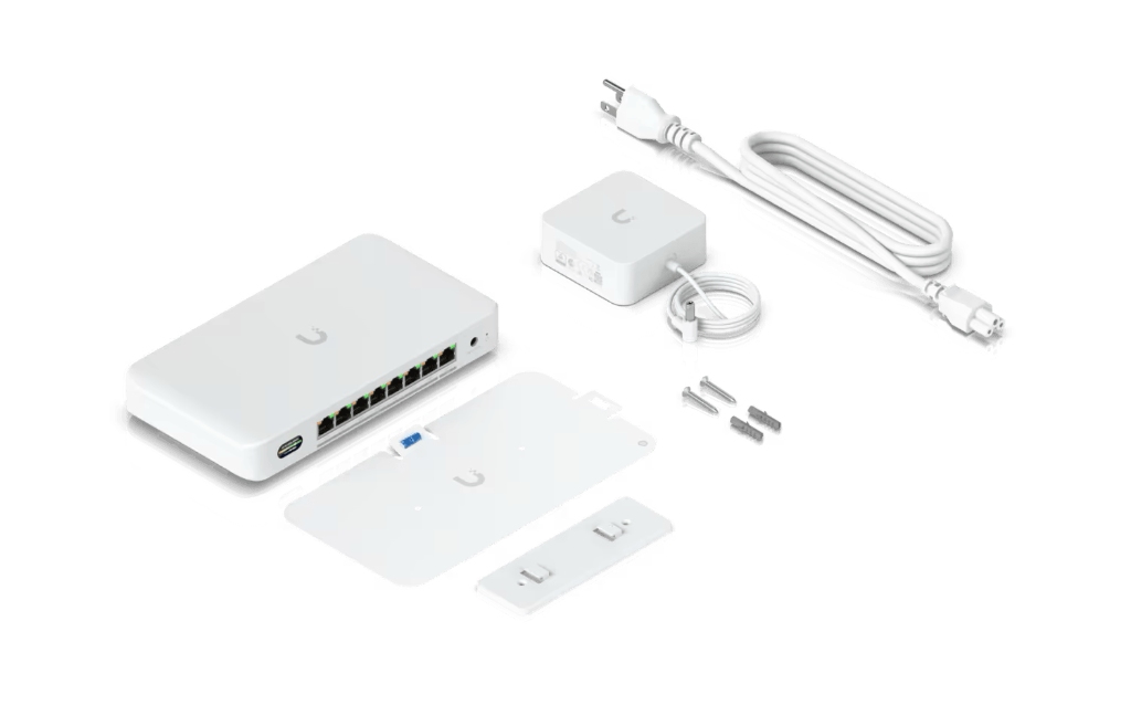 UBNT UDB-Switch UBNT UniFi UDB-Switch - WiFi 7 Uplink’li 10GbE + 2.5GbE 8 Port PoE+ Switch, 0.96” LCM, 6 GHz Ready ürün görseli 7 - wifidepo