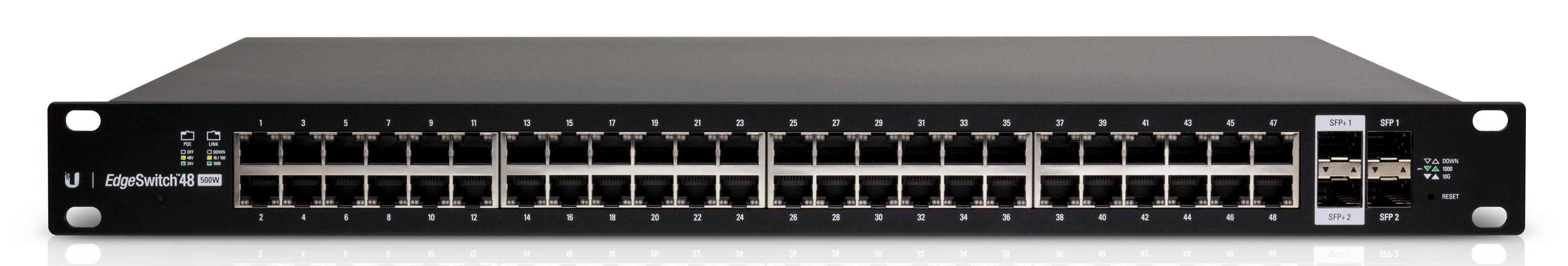 ES-48-750W-Ubnt Ubiquiti 	EdgeSwitch 48 Port 750W PoE+ Layer3 Switch