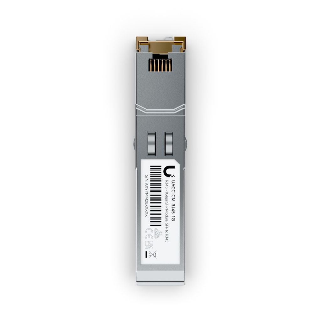 UBNT UACC-CM-RJ45-1G UBNT UACC-CM-RJ45-1G SFP to RJ45 Adaptör (1G) - Ubiquiti Networks RJ45 Gigabit Hız SFP Adaptörü ürün görseli 3 - wifidepo