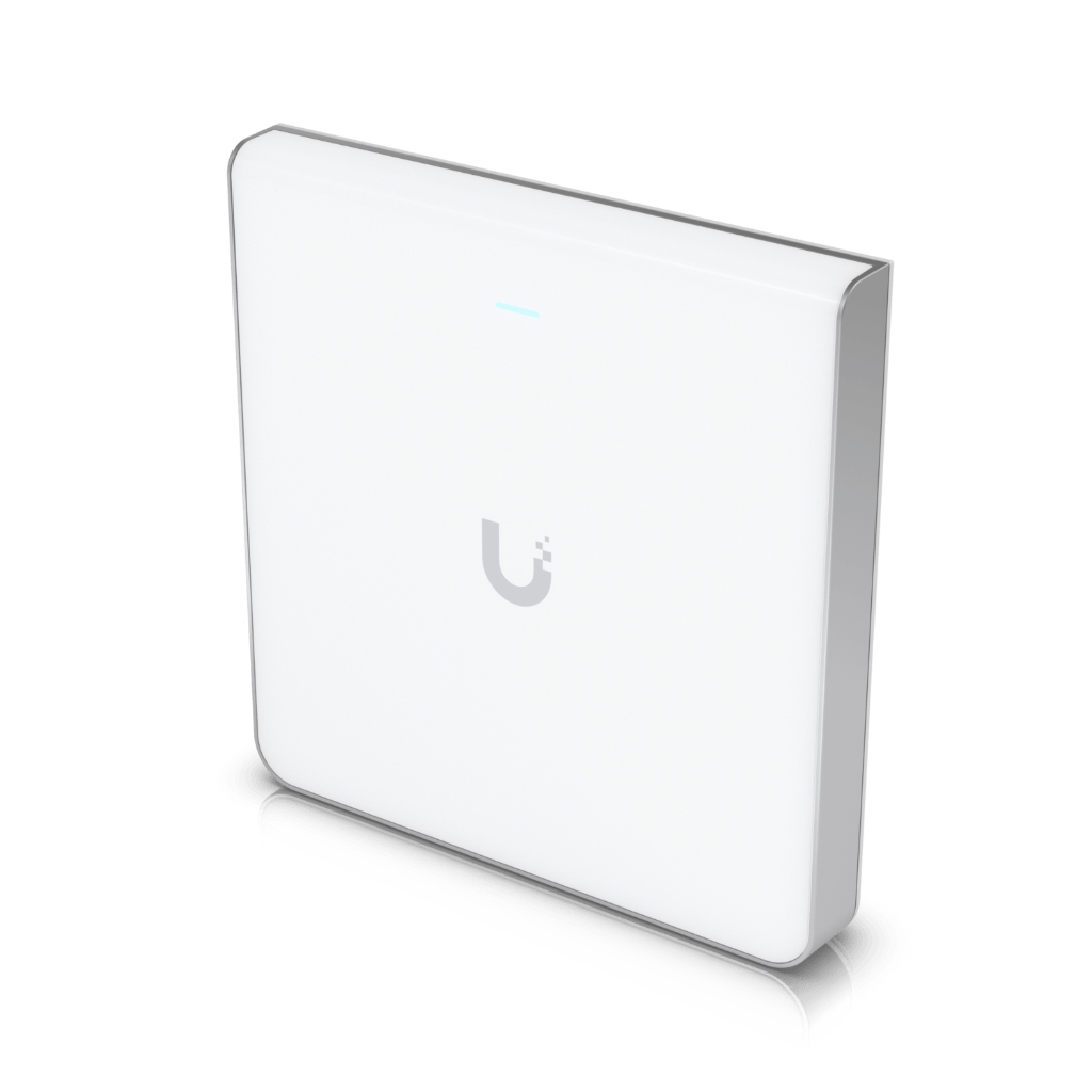 UBNT U6-Enterprise-IW UBNT UniFi U6 Enterprise In-Wall U6-Enterprise-IW WiFi 6E 6 GHz Duvar Tipi AP – 10 Stream, 2.5 GbE, 4 Port Switch + PoE Out ürün görseli 3 - wifidepo