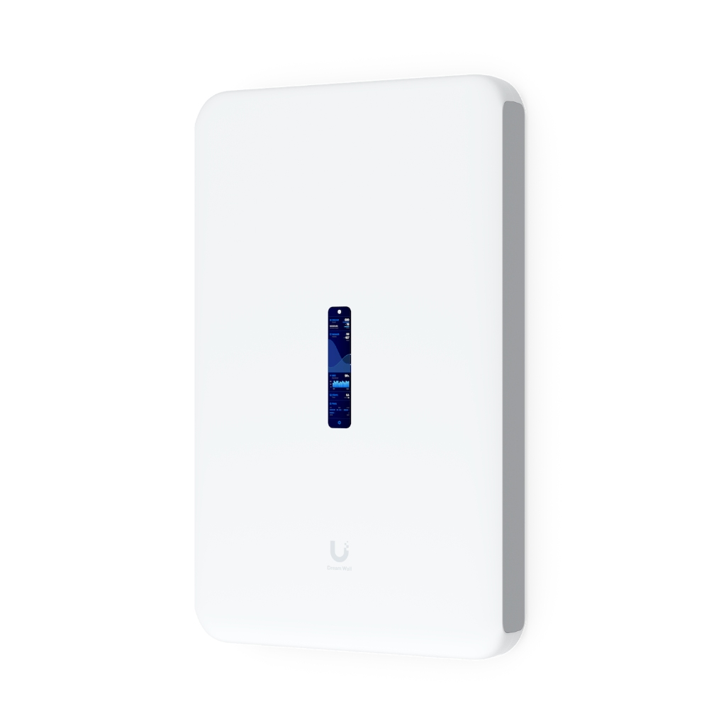 UDW-UBNT UniFi Dream Wall (UDW) Duvara Monte 10G Cloud Gateway, WiFi 6, 420W PoE Switch, 3.5 Gbps IDS/IPS