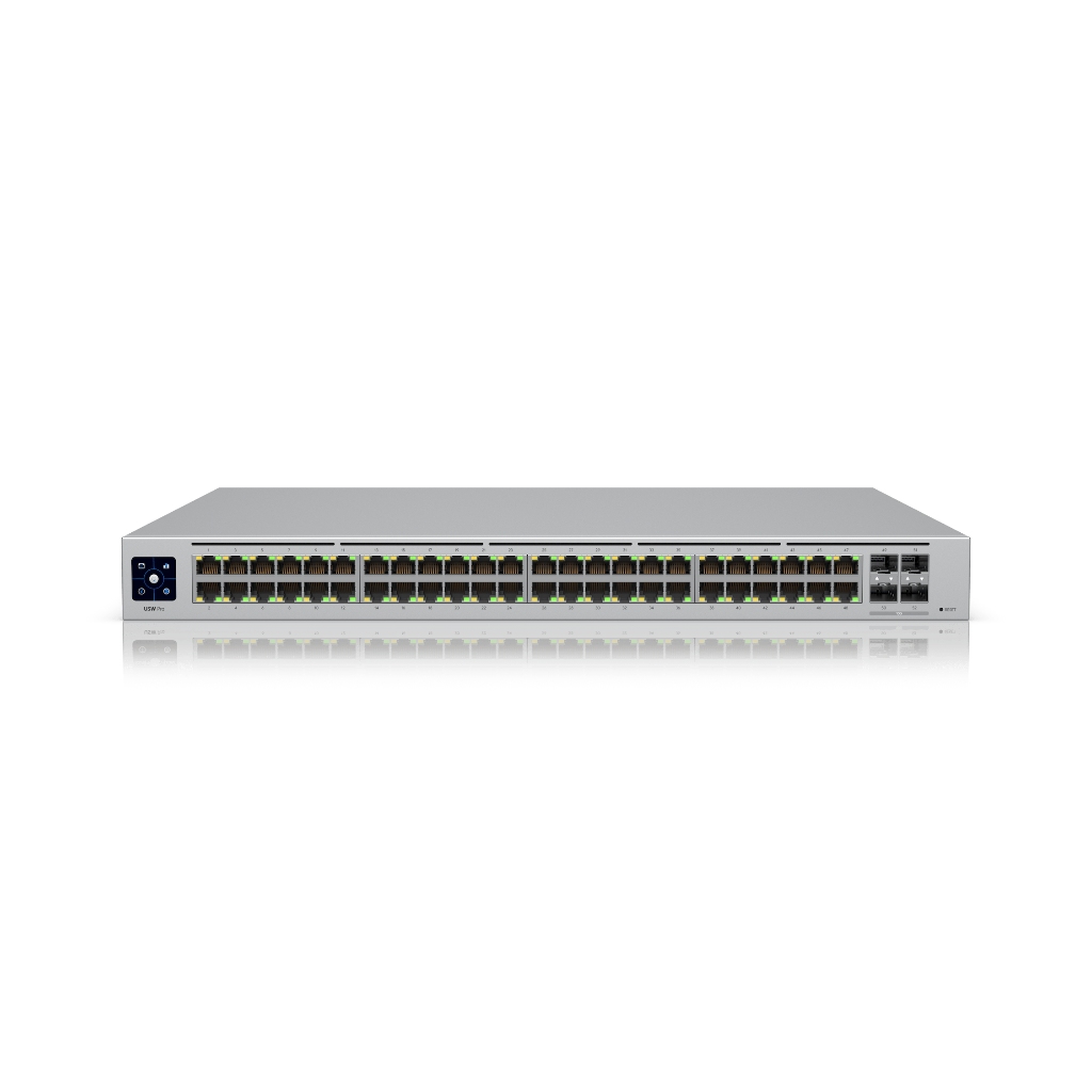 USW-Pro-48-UBNT UniFi Switch Pro 48 (USW-Pro-48) | 48 Port Gigabit, 4x 10G SFP+, Layer 3 Switch

Bu ürün için optimize edilmiş meta açıklaması: UBNT UniFi Switch Pro 48 (USW-Pro-48) 48 Port Gigabit ve 4x 10G SFP+ ile donatılmış katman 3 switch ürünüdür. Verimliliği ve performansı artırmak için ideal bir seçenektir.