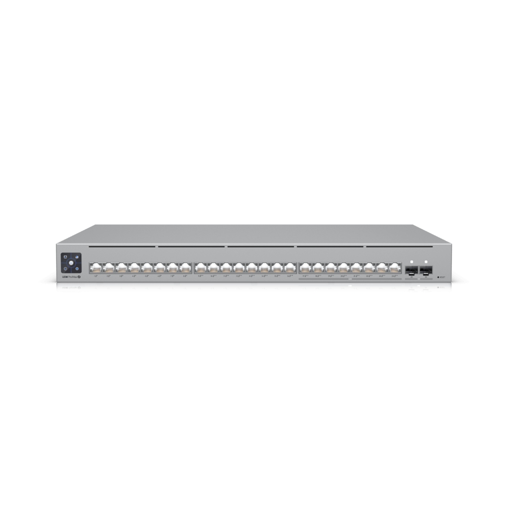 USW-Pro-Max-24-PoE-EU-UBNT UniFi USW-Pro-Max-24-PoE-EU 24 Port PoE++ 2.5G Yönetilebilir Switch